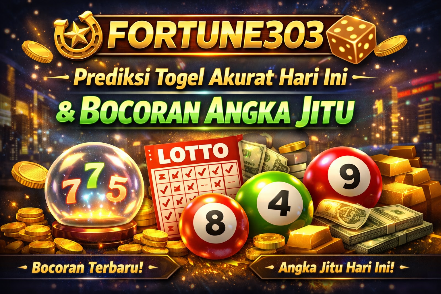 FORTUNE303 ✔ Prediksi Togel Akurat Hari Ini & Bocoran Angka Jitu
